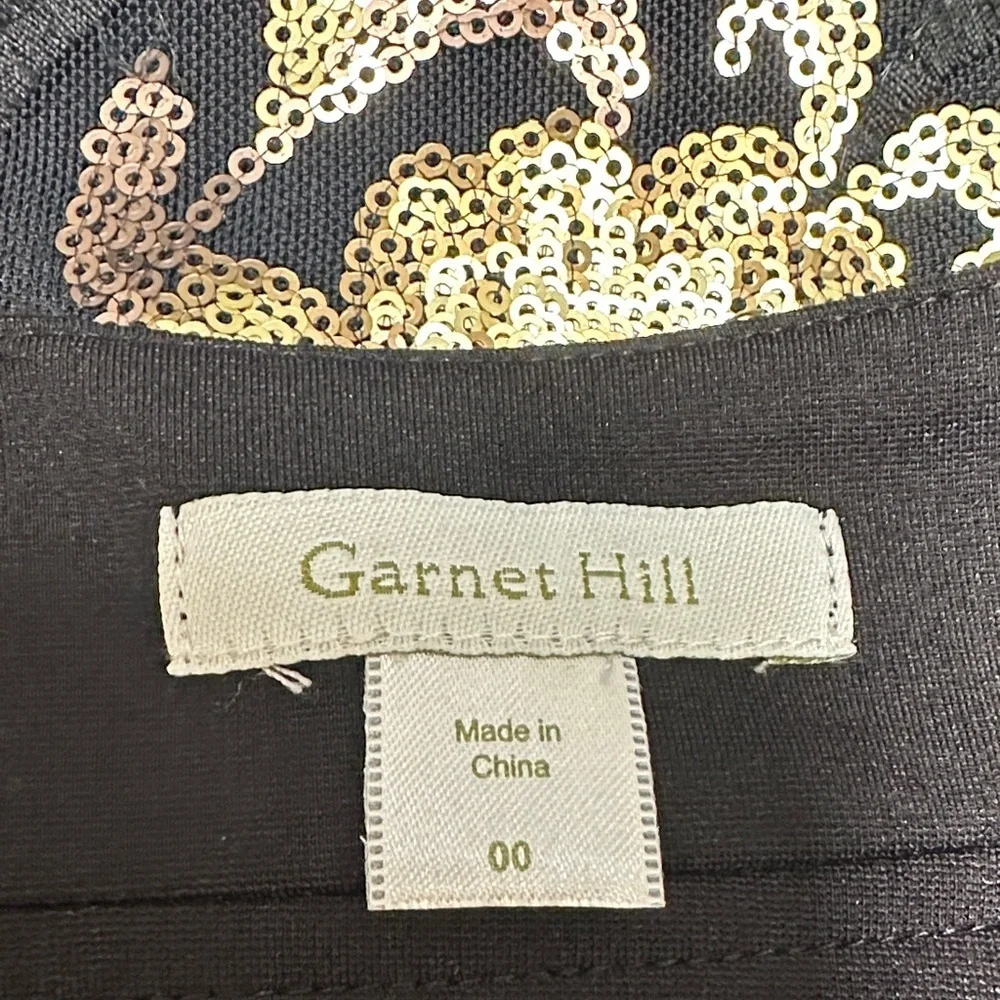 Garnet Hill Sequins Pencil Skirt Sz 00